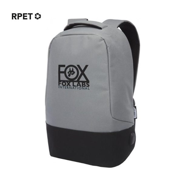 RPET Anti-Theft Logo Backpack