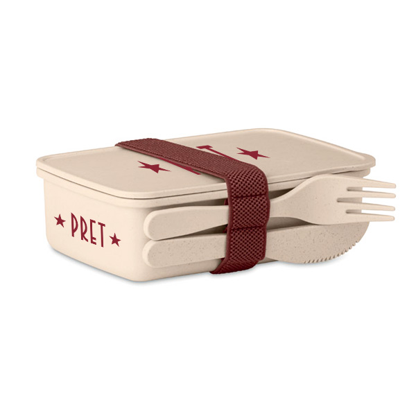 bamboo lunchbox printed with your logo