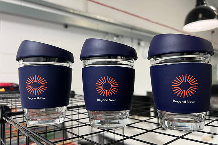 Branded Merchandise for Beyond Now Pantone Matched Claro Cups