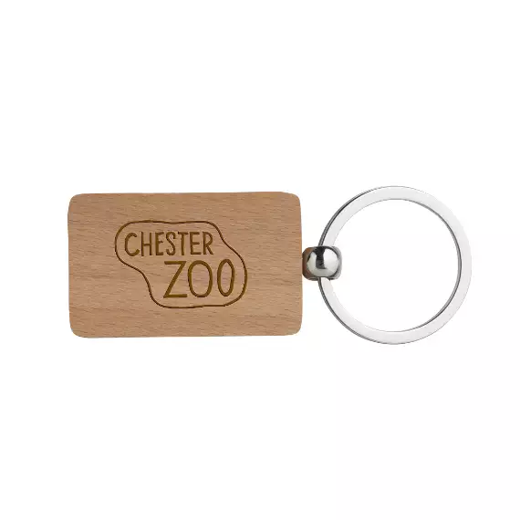 Branded Wooden Keyring