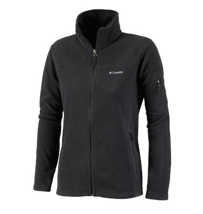 columbia full zip fleece womens cut side