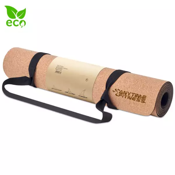 Branded Yoga Cork Mat