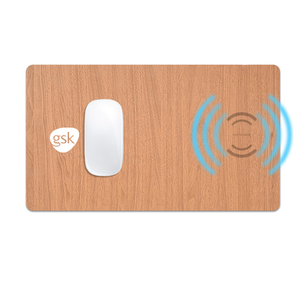 Premium Branded Wireless Charging Mouse Pad
