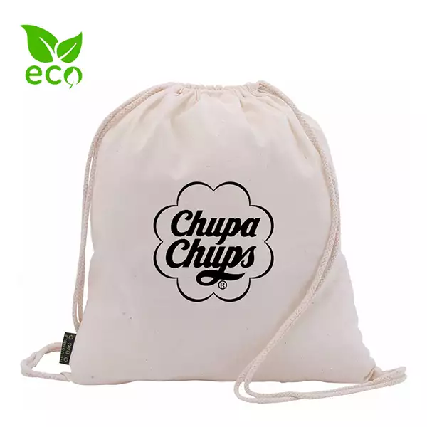 Branded drawstring cotton bag