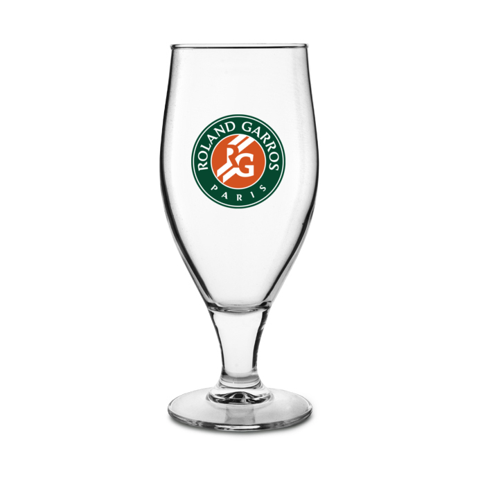 Branded cervoise glass