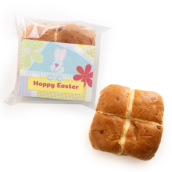 Hot Cross Bun with Branded Card