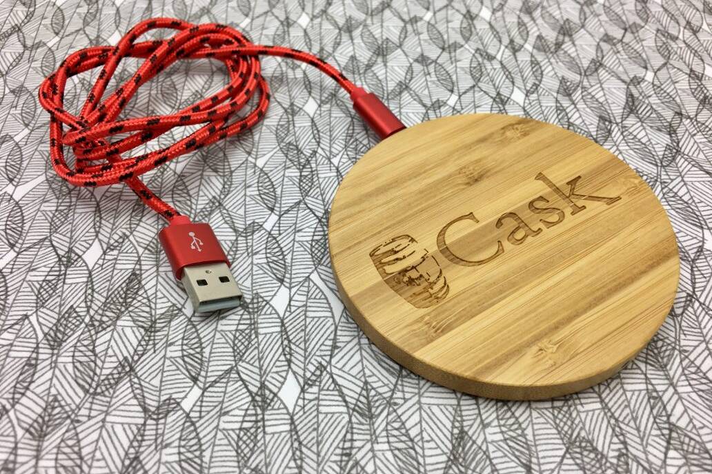 branded charging mat