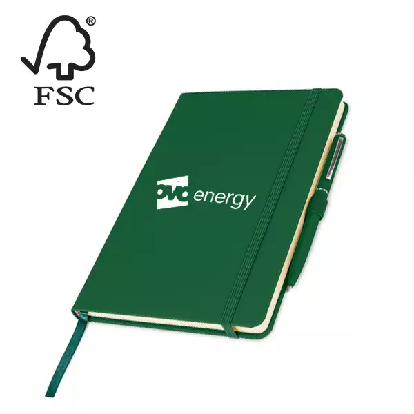 Branded A5 Notebook & Pen