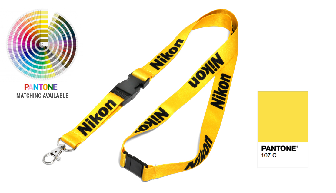Pantone Matched Dye Sublimation Branded Lanyard
