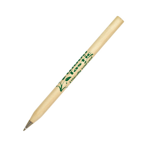 eco wooden branded pen