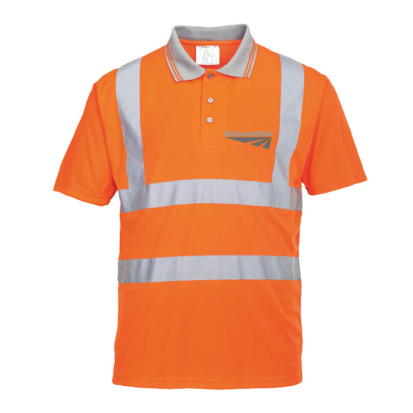 company branded Hi-Vis Polo Shirt