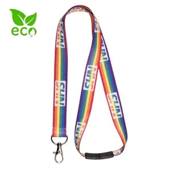 Company Branded Dye Sublimation Trigger Lanyard