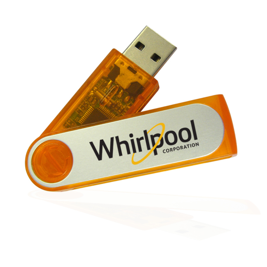 logo printed usb stick twister