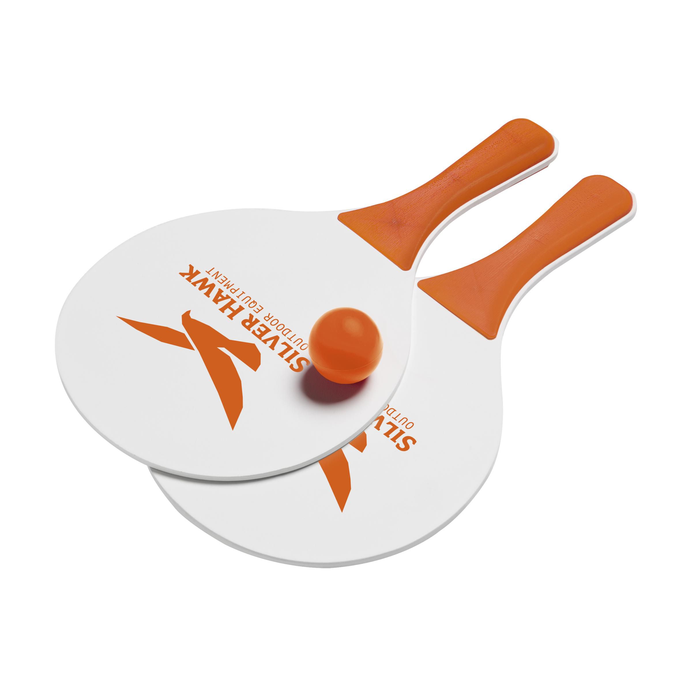 Outdoor Merchandise: Branded wooden beach bat and ball