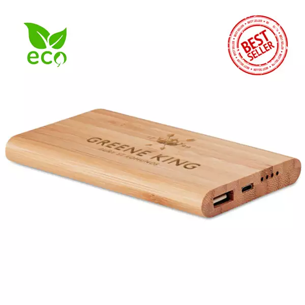 Branded Bamboo Power Bank