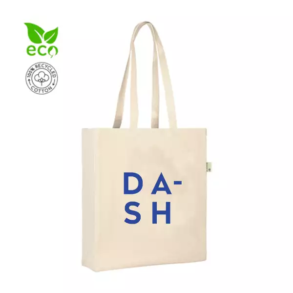 100% Recycled 10oz Cotton Branded Tote Bag