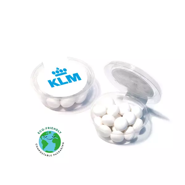 Promotional imperial mints in Eco-tub