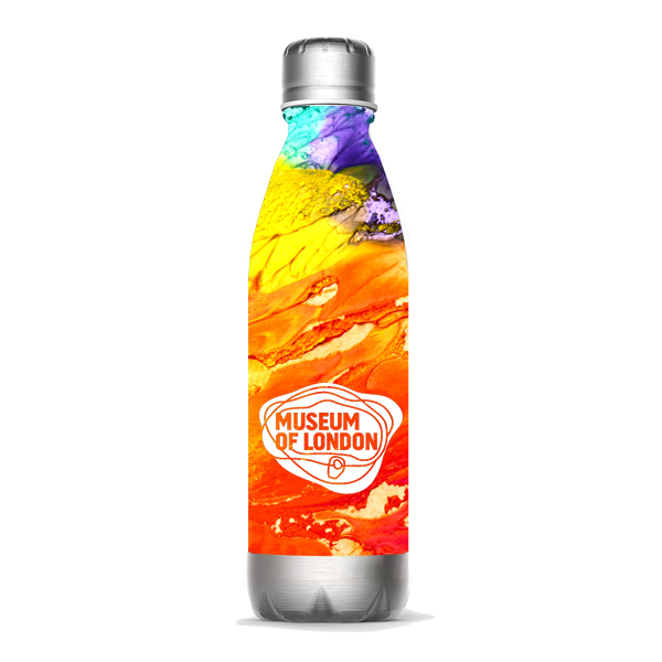 Full Wrap Branded Stainless Steel Water Bottle