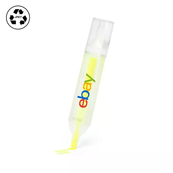 Branded Highlighter made from recycled plastic