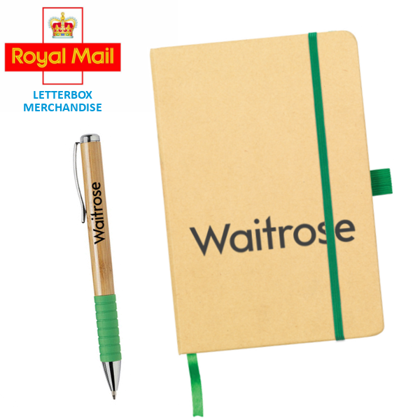 Eco Branded Notebooks & Pen