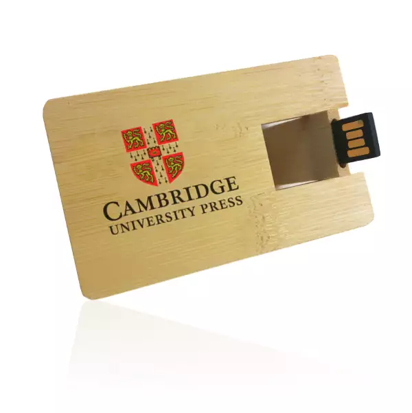 Wooden Promotional Card Drive